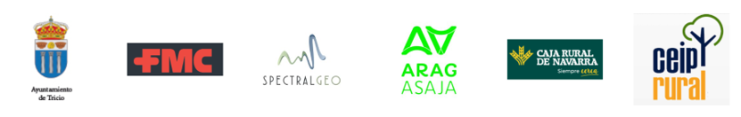 Ayuntamiento de Tricio · FMC · SpectralGeo · ARAG-ASAJA · Caja Rural de Navarra · CEIP Rural
